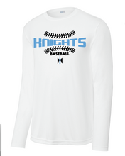 Load image into Gallery viewer, Knights Baseball Laces Apparel (All Apparel Options)ADULT
