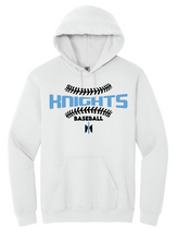 Load image into Gallery viewer, Knights Baseball Laces Apparel (All Apparel Options)ADULT
