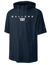 Load image into Gallery viewer, TBT Logo Richardson Charge Fleece Short Sleeve Hoodie (Two Color Options) ADULT

