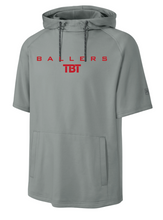 Load image into Gallery viewer, TBT Logo Richardson Charge Fleece Short Sleeve Hoodie (Two Color Options) ADULT
