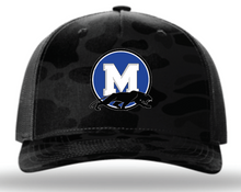 Load image into Gallery viewer, Midlothian High School Logo Patch Camo Cap (Multiple Color Options)
