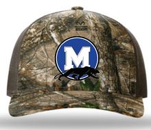 Load image into Gallery viewer, Midlothian High School Logo Patch Camo Cap (Multiple Color Options)
