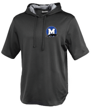 Load image into Gallery viewer, Midlothian High School Logo Short Sleeve Warm Up Hoodie (Multiple Color Options)
