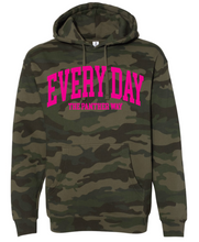 Load image into Gallery viewer, Midlothian High School Collegiate Camo Hoodie PINK (Multiple Color Options)
