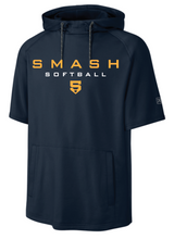 Load image into Gallery viewer, Smash Logo Richardson Charge Fleece Short Sleeve Hoodie (Two Color Options) ADULT
