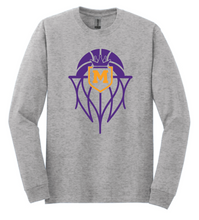 Load image into Gallery viewer, Mercy Prep Basketball Net Apparel GRAY (Two Color Options)(Multiple Apparel Options)YOUTH
