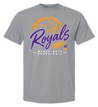 Load image into Gallery viewer, Mercy Prep Basketball Script Apparel BLACK (Two Color Options)(Multiple Apparel Options)YOUTH

