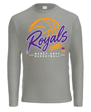 Load image into Gallery viewer, Mercy Prep Basketball Script Apparel BLACK (Two Color Options)(Multiple Apparel Options)YOUTH
