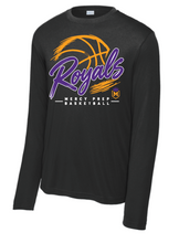 Load image into Gallery viewer, Mercy Prep Basketball Script Apparel BLACK (Two Color Options)(Multiple Apparel Options)YOUTH
