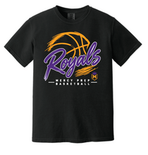 Load image into Gallery viewer, Mercy Prep Basketball Script Apparel BLACK (Two Color Options)(Multiple Apparel Options)YOUTH
