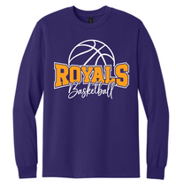 Load image into Gallery viewer, Mercy Prep Basketball Collegiate Apparel PURPLE (Two Color Options)(Multiple Apparel Options)YOUTH
