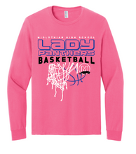 Load image into Gallery viewer, MHS Lady Panthers Basketball Net Apparel PINK (Multiple Apparel Options)
