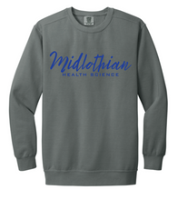 Load image into Gallery viewer, MHS Health Science Script Embroidered Sweatshirt (Multiple Color Options)
