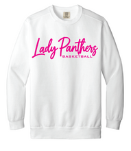 Load image into Gallery viewer, MHS Lady Panthers Basketball Embroidered Sweatshirt (Multiple Color Options)
