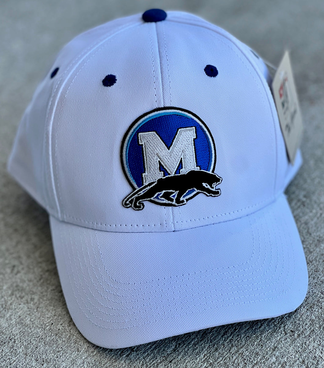 The Game White Snapback Patch Cap-MHS