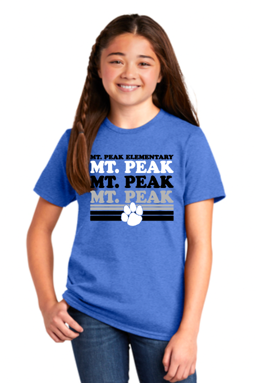 MT PEAK ELEMENTARY PAW APPAREL YOUTH (MULTIPLE OPTIONS AVAILABLE)