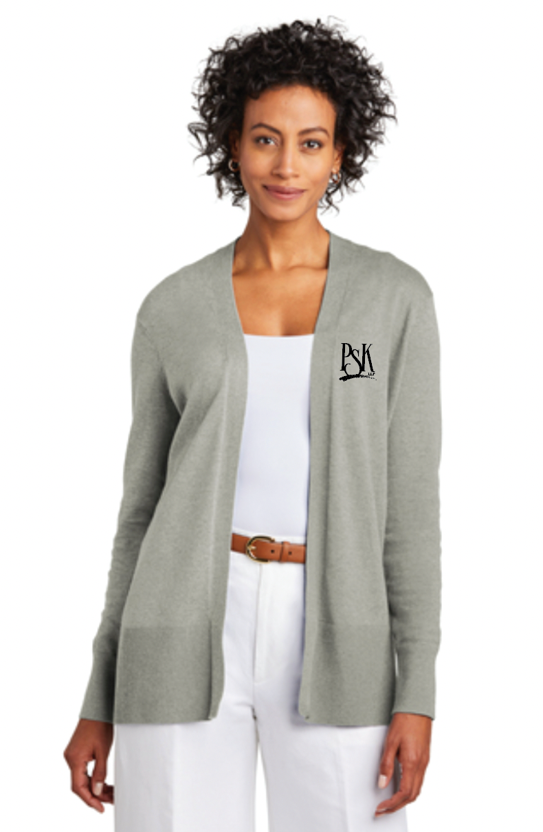 PSK Brooks Brothers Ladies Cotton Stretch Long Cardigan Sweater (Multiple Color Options)